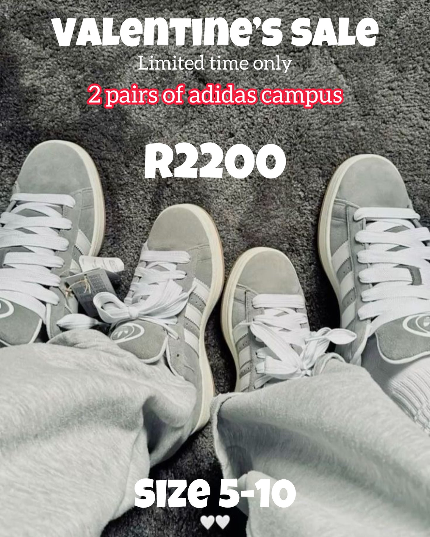 2x Adidas campus Combo