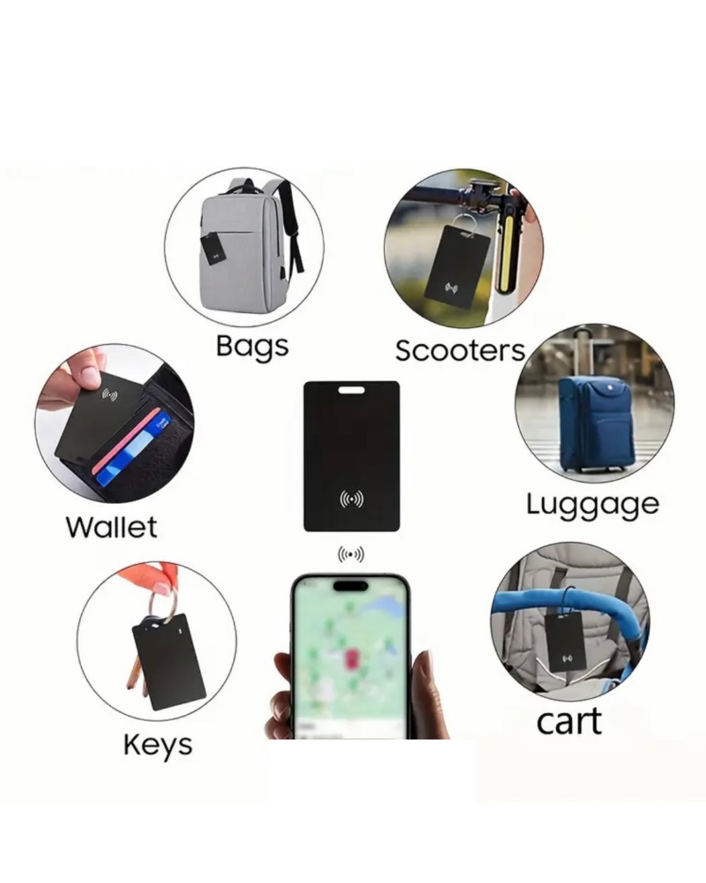 Smart Air tag (Card)- ios