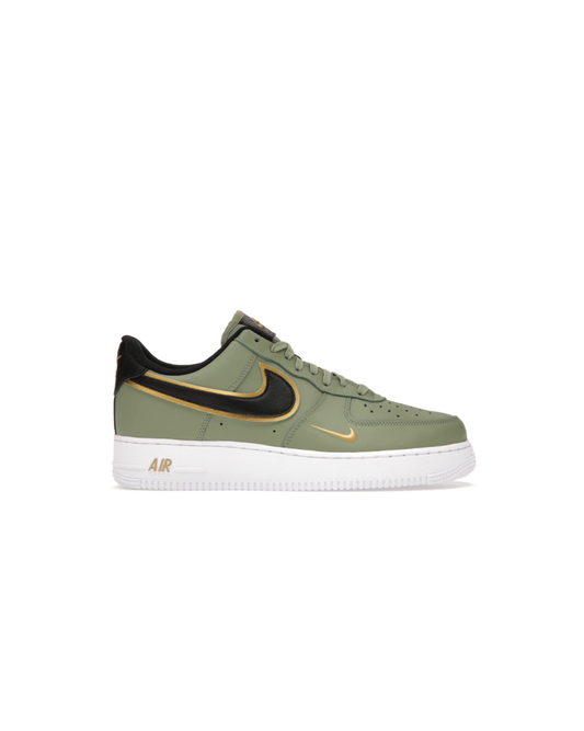 Air Force 1 “Double Swoosh Olive Gold Black”